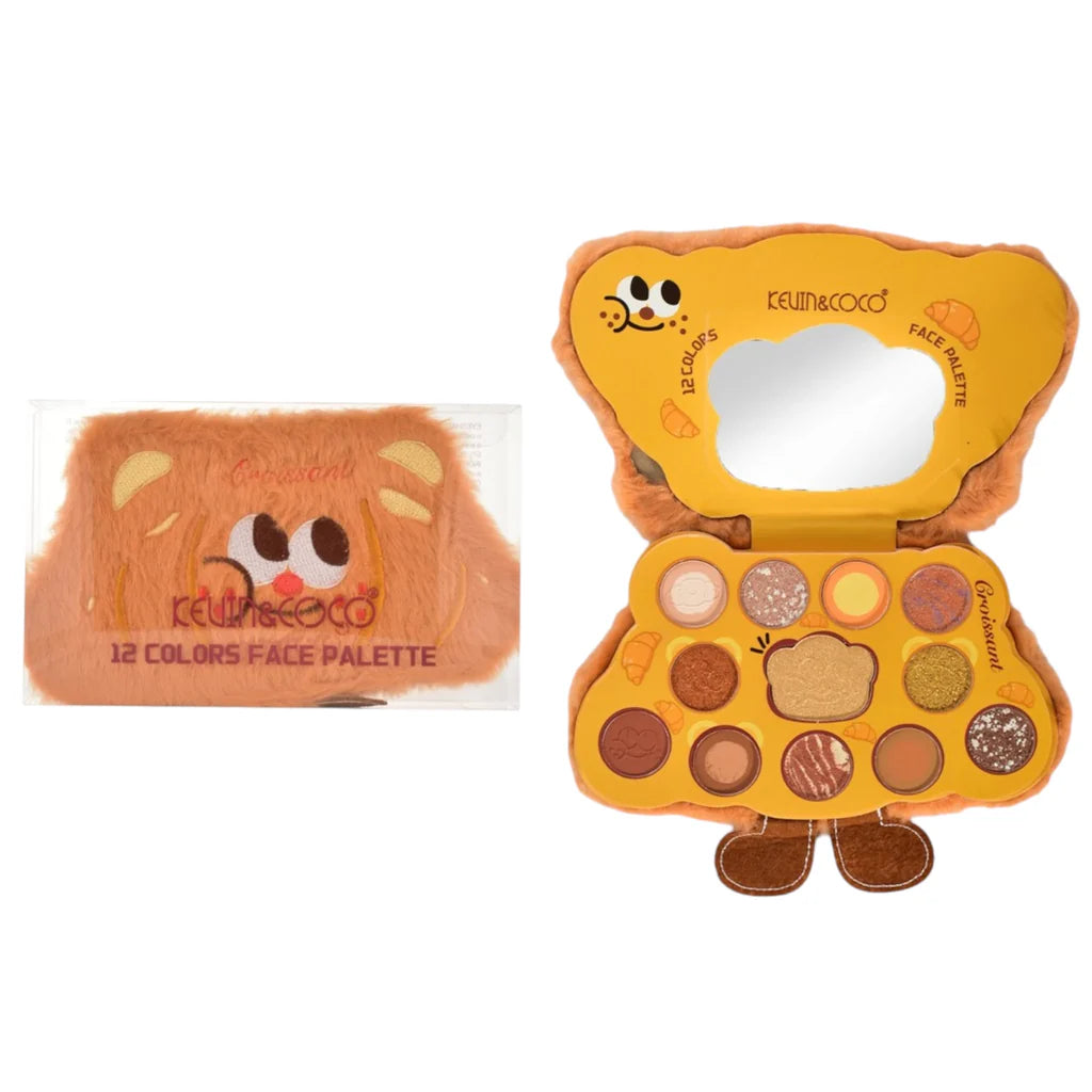 KEVIN & COCO - 12 COLORS FACE PALETTE - CROISSANT
