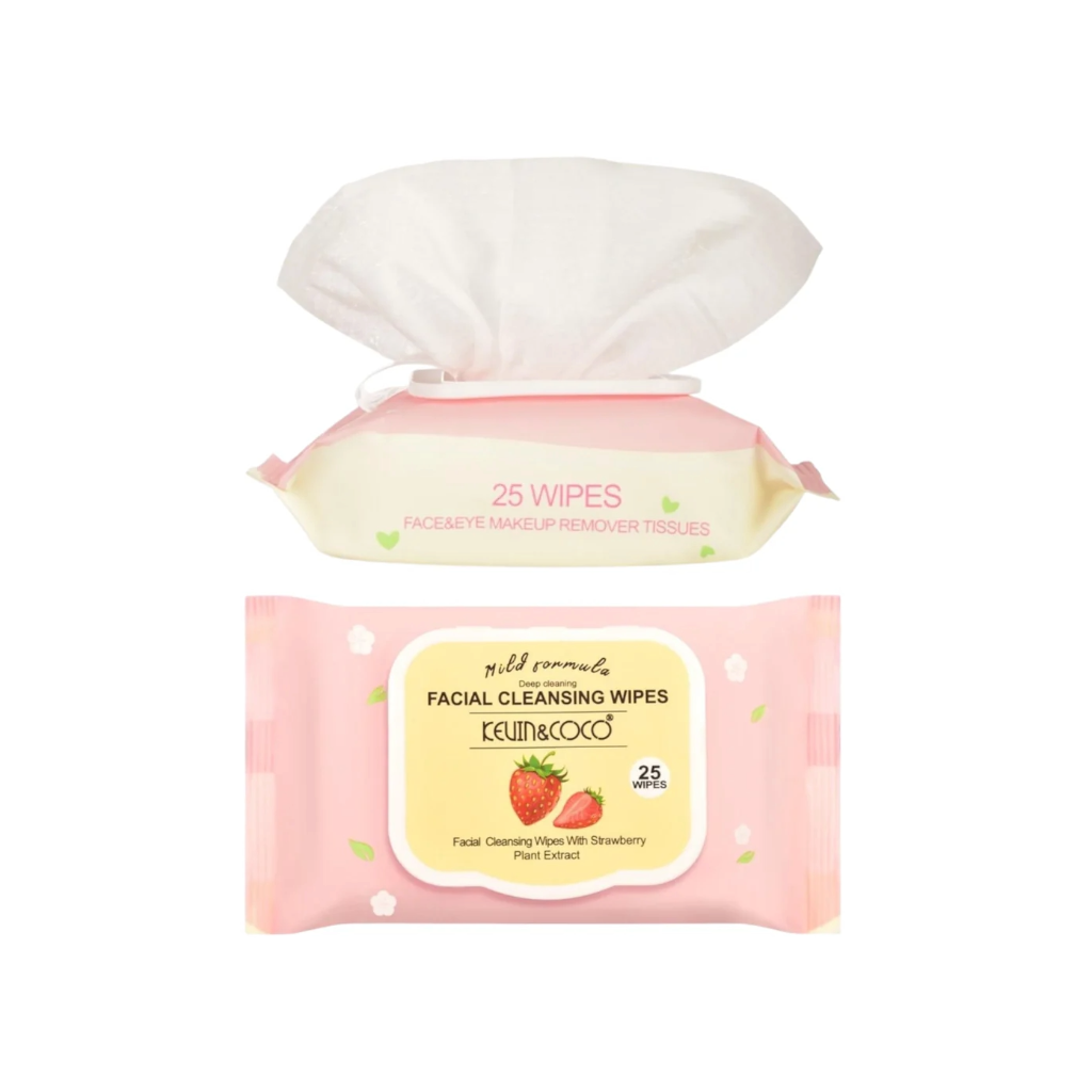KEVIN & COCO - Facial Cleansing Wipes Strawberry
