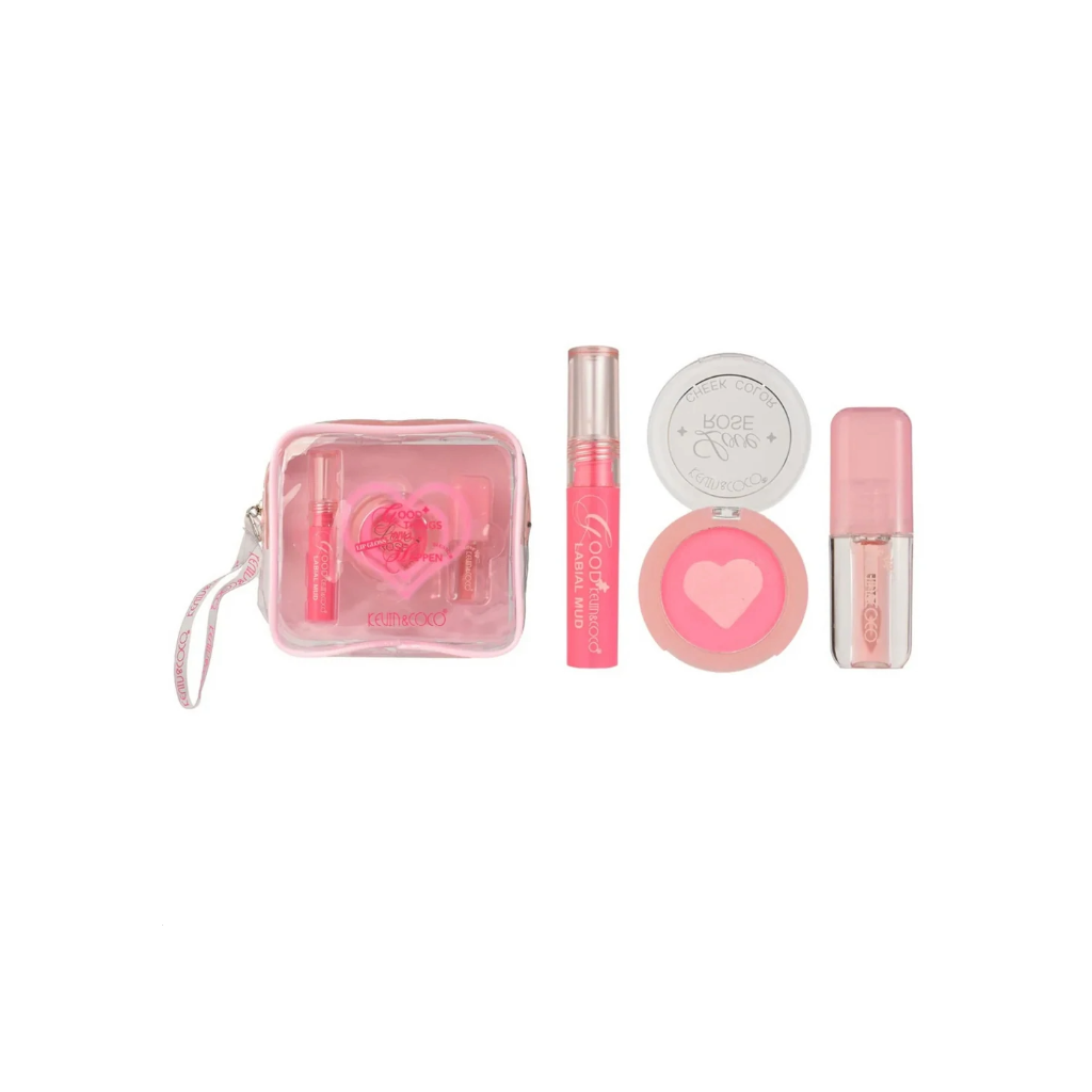 KEVIN & COCO - GOOD THINGS WILL HAPPEN LIP GLOSS AND BLUSH - KIT