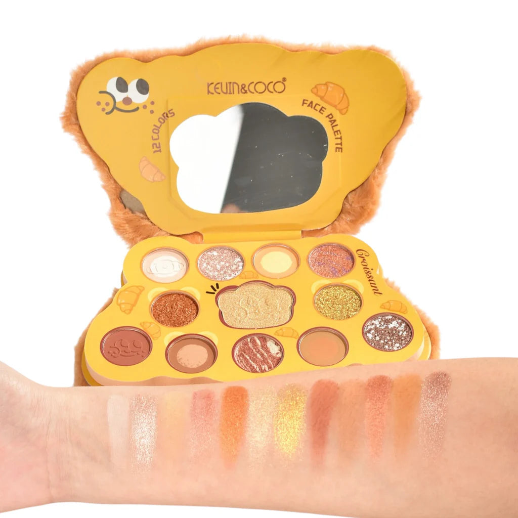 KEVIN & COCO - 12 COLORS FACE PALETTE - CROISSANT