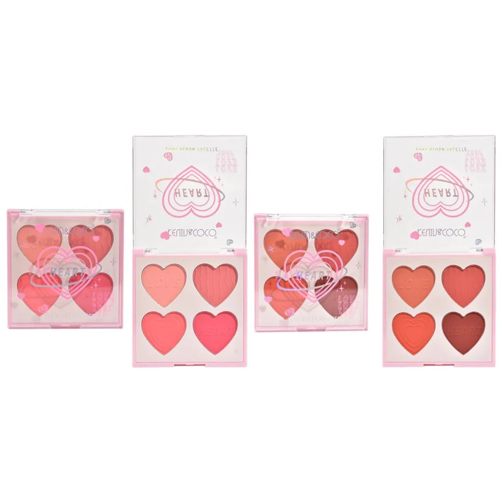 KEVIN & COCO HEART LOVE BLUSH PALETTE
