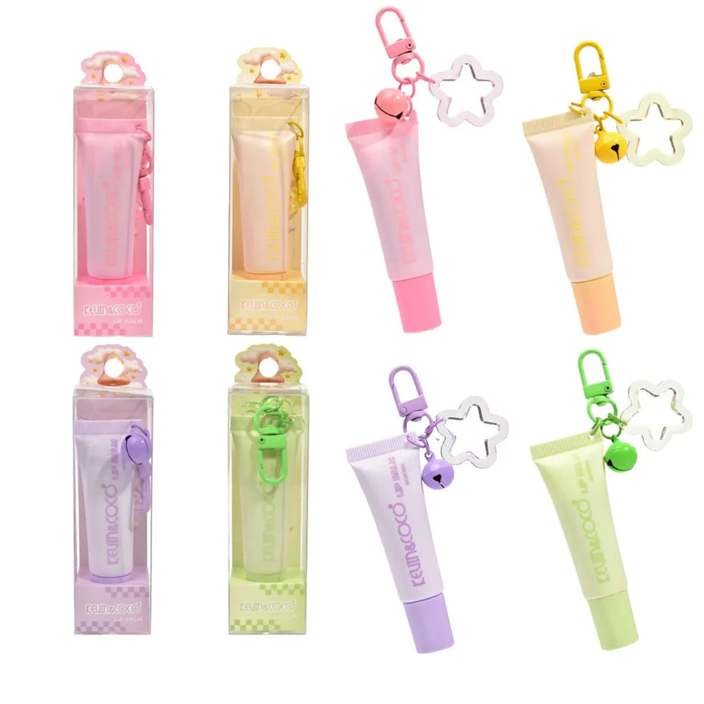 KEVIN & COCO LIP BALM WITH STAR KEYCHAIN