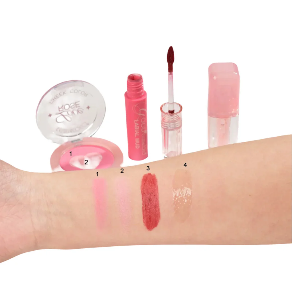 KEVIN & COCO - GOOD THINGS WILL HAPPEN LIP GLOSS AND BLUSH - KIT